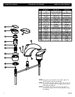 Предварительный просмотр 2 страницы Moen T940 Series Manual