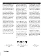 Preview for 6 page of Moen TFS5001BN Installation Manual