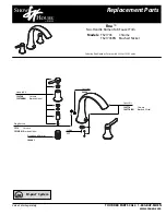 Предварительный просмотр 1 страницы Moen TS21703 Replacement Parts