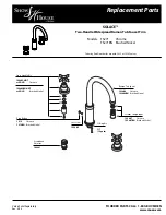 Предварительный просмотр 1 страницы Moen TS271 Chrome Replacement Parts List