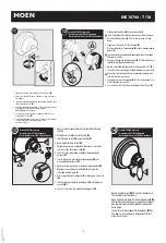 Предварительный просмотр 5 страницы Moen TS32205 Series Installation Instructions Manual