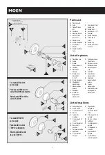 Предварительный просмотр 2 страницы Moen TS4912 Series Installation Instructions Manual