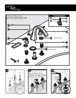 Предварительный просмотр 2 страницы Moen Two-Handle Roman Tub Specification Sheet