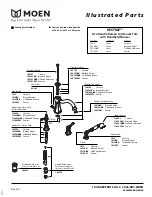 Предварительный просмотр 1 страницы Moen VESTIGE T934 Illustrated Parts List