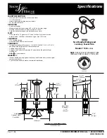 Предварительный просмотр 1 страницы Moen Vivid TS888 series Specifications