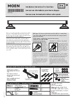 Moen Voss Grab Bars Installation Instructions предпросмотр