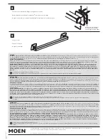 Preview for 4 page of Moen Voss Grab Bars Installation Instructions