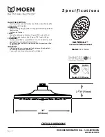 Предварительный просмотр 1 страницы Moen Waterhill S112 Specifications