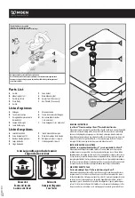 Предварительный просмотр 2 страницы Moen WS84876 Installation Manual