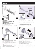 Preview for 4 page of Moen WT961BL Installation Instructions Manual