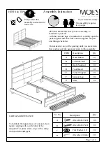 Preview for 1 page of Moe's BV-1009-15 Assembly Instruction