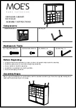 Предварительный просмотр 1 страницы Moe's BZ-1062-20 Assembly Instructions