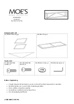 Moe's COLVIN BENCH VE-1032-03 Assembly Instructions предпросмотр