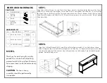 Предварительный просмотр 2 страницы Moe's COLVIN SR-1027-24 Assembly Instructions