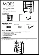 Preview for 1 page of Moe's HALSTEN BZ-1075-24 Assembly Instructions