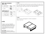 Preview for 2 page of Moe's HOME TIBURON SR-1018-29 Assembly Instructions