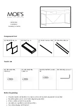 Preview for 1 page of Moe's SR-1030-24 Assembly Instructions