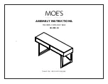 Preview for 1 page of Moe's TIBURON SR-1019-24 Assembly Instructions