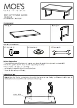 Moe's VE-1003-03 Assembly Instructions preview