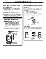 Preview for 8 page of Moffat 189D3768P001 Owner'S Manual & Installation Instructions