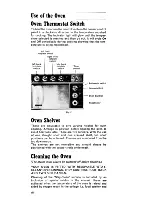 Предварительный просмотр 10 страницы Moffat 4612 Fiesta 24 Operating Instructions Manual