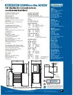 Предварительный просмотр 2 страницы Moffat A25CW Specifications