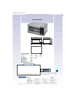 Moffat Bakbar E915 Specifications preview