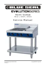 Moffat BLUE SEAL E512 Service Manual предпросмотр