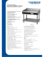 Moffat Blue Seal Evolution EP518-B Technical Data Sheet preview