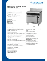 Preview for 1 page of Moffat Blue Seal Evolution G576 Technical Data Sheet