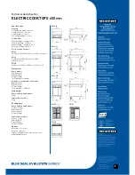 Предварительный просмотр 2 страницы Moffat Blue Seal Evolution Series E514B-B Technical Data Sheet