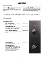 Предварительный просмотр 8 страницы Moffat Blue Seal TURBOFAN 30M Series Installation And Operation Manual