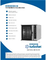 Moffat E35 Series Specifications preview