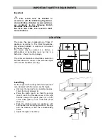 Предварительный просмотр 18 страницы Moffat ESC 5061 Operating & Installation Instructions Manual