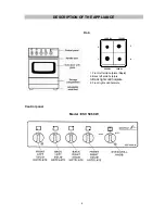 Предварительный просмотр 4 страницы Moffat ESC5060W Operating & Installation Instructions Manual