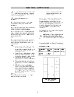 Предварительный просмотр 18 страницы Moffat ESC5060W Operating & Installation Instructions Manual