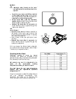 Предварительный просмотр 8 страницы Moffat GSC 5061 W Operating & Installation Instructions Manual