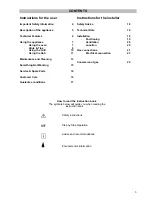 Preview for 3 page of Moffat GSC 5061 Operating & Installation Instructions Manual