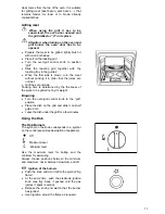 Предварительный просмотр 11 страницы Moffat GSC 5062 W Operating & Installation Instructions Manual