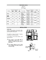 Предварительный просмотр 19 страницы Moffat GSC 5062 Operating & Installation Instructions Manual