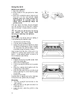 Предварительный просмотр 10 страницы Moffat GSC5050W Operating & Installation Instructions Manual