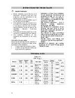 Предварительный просмотр 18 страницы Moffat GSC5050W Operating & Installation Instructions Manual