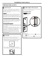 Предварительный просмотр 8 страницы Moffat MBE11DSLSS Owner'S Manual And Installation Instructions