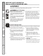 Preview for 2 page of Moffat MCAS724 Owner'S Manual And Installation Instructions