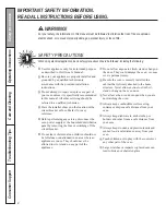 Предварительный просмотр 2 страницы Moffat MCRS20SFSS Owner'S Manual