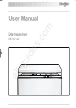 Moffat MDW 542 User Manual preview