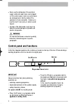 Preview for 4 page of Moffat MDW 542 User Manual