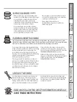 Preview for 7 page of Moffat MGAS724 Owner'S Manual And Installation Instructions