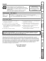 Preview for 75 page of Moffat MGAS724 Owner'S Manual And Installation Instructions