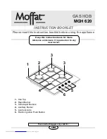 Предварительный просмотр 1 страницы Moffat MGH 620 Instruction Booklet